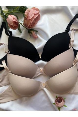 Гладкий бюстгальтер з невеликим пуш-ап Onita de Mas (Donafen) 6821